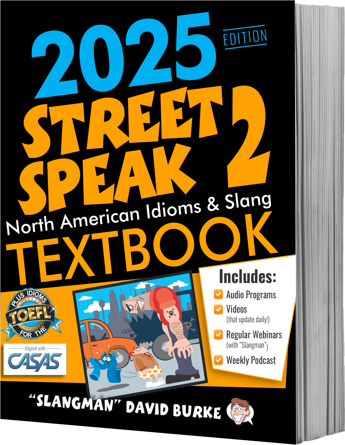 اسٹریٹ اسپیک 2 ٹیکسٹ بک (آڈیو ٹریکس اور ویڈیوز کے ساتھ)