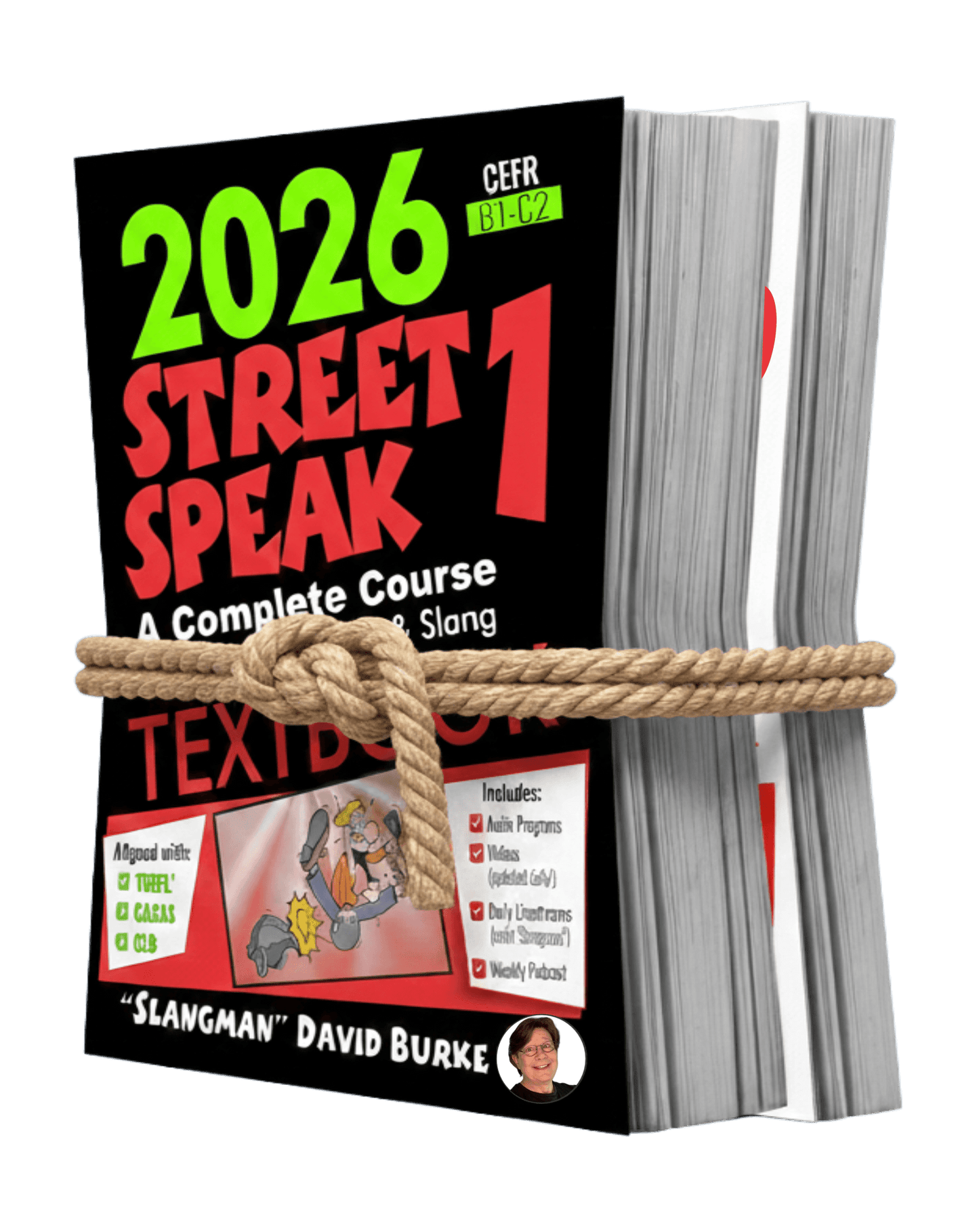 اسٹریٹ اسپیک 1 ٹیکسٹ بک (آڈیو ٹریکس اور ویڈیوز کے ساتھ)