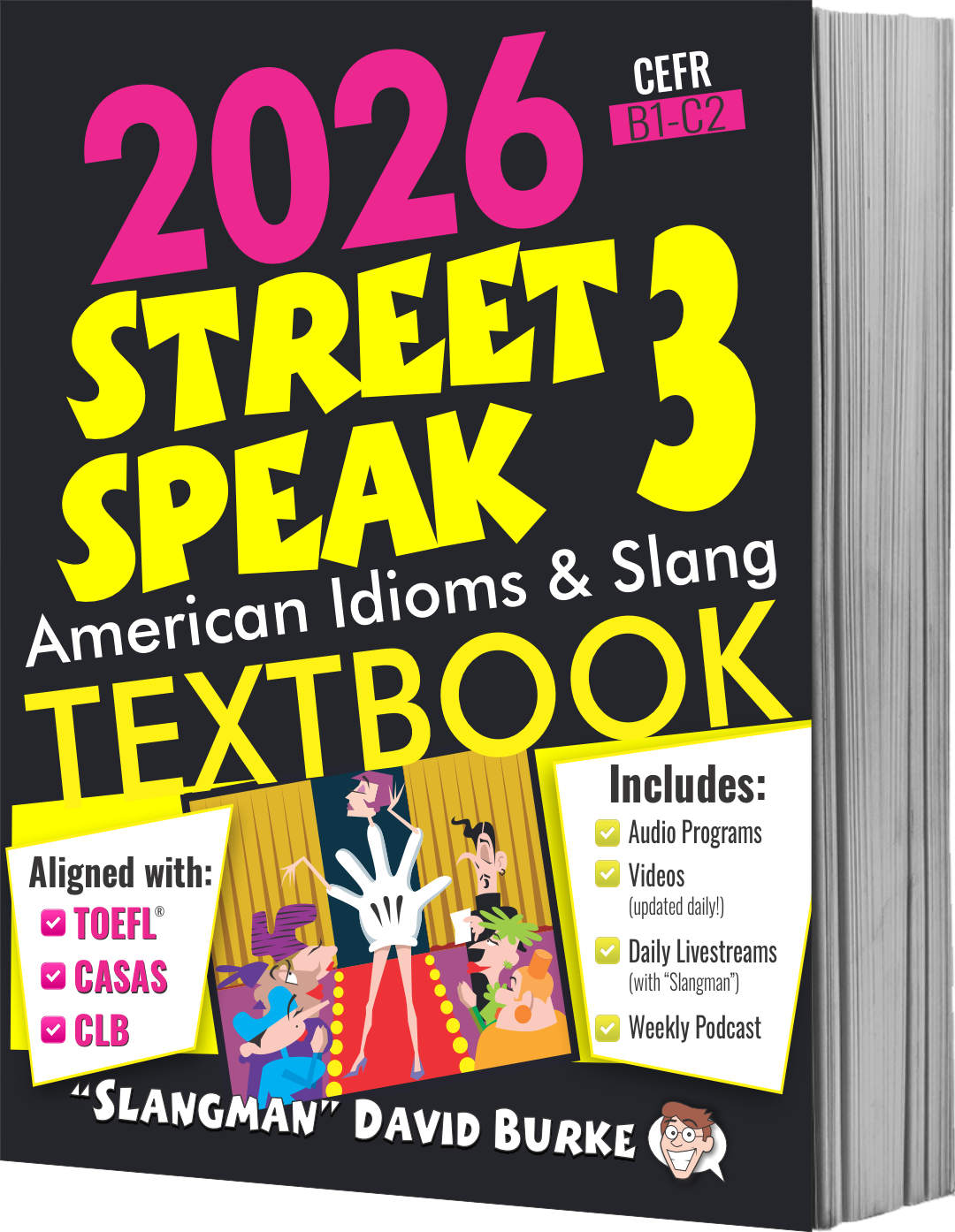 اسٹریٹ اسپیک 3 ٹیکسٹ بک (آڈیو ٹریکس اور ویڈیوز کے ساتھ)