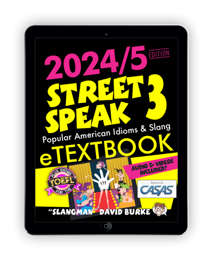 STREET SPEAK 3 TEXTBOOK (with audio tracks & videos)